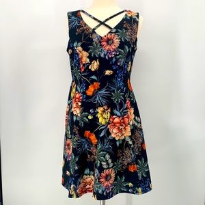 Roz & Ali - Floral Fit & Flare Dress